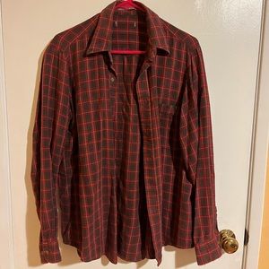 vintage red flannel